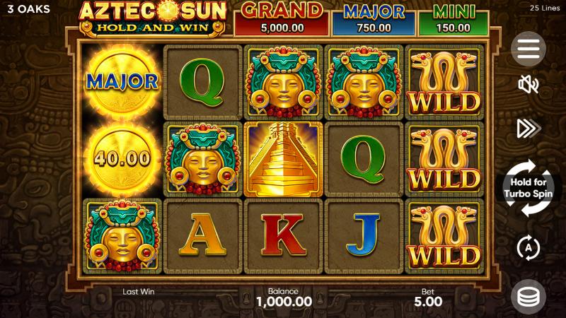 Aztec Sun slot game artwork