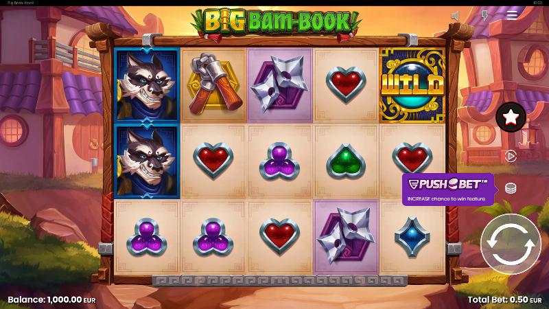 Big Bam-Book slot game artwork