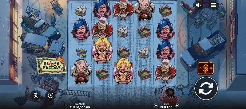 Black Friday slot game artwork