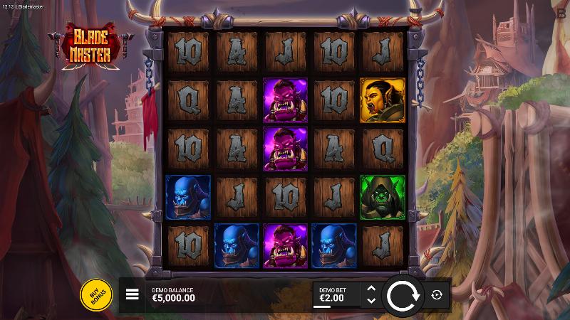 Blademaster slot game artwork
