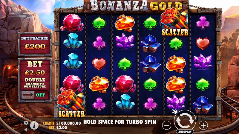 Bonanza Gold slot game artwork
