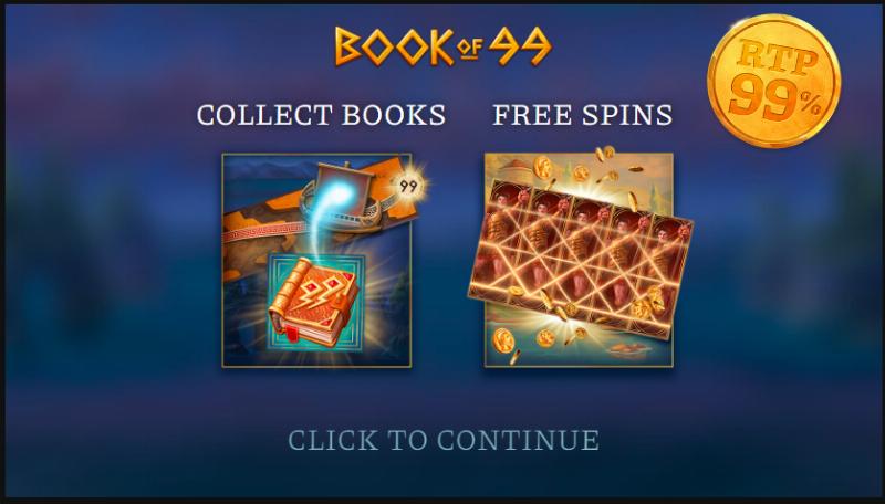Book Of 99 slot game artwork