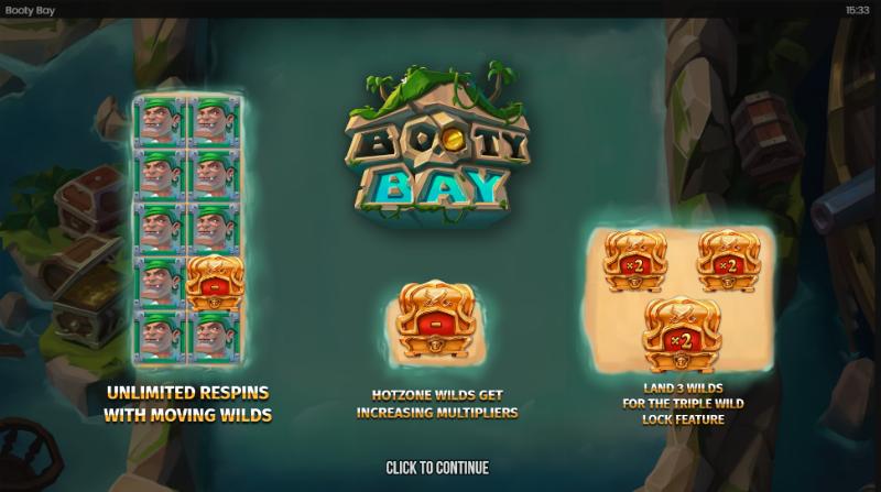 Booty Bay slot game artwork