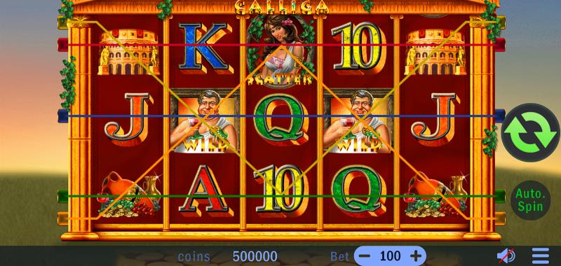 Calliga slot game artwork