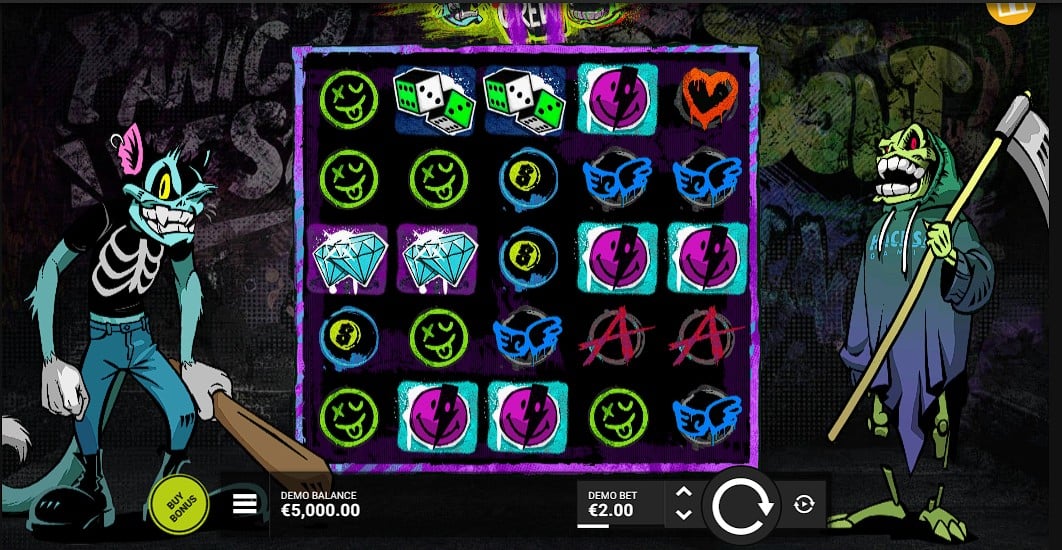 Chaos Crew 2 slot game artwork