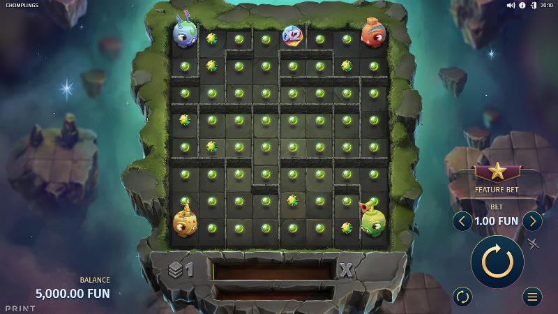 Chomplings slot game artwork