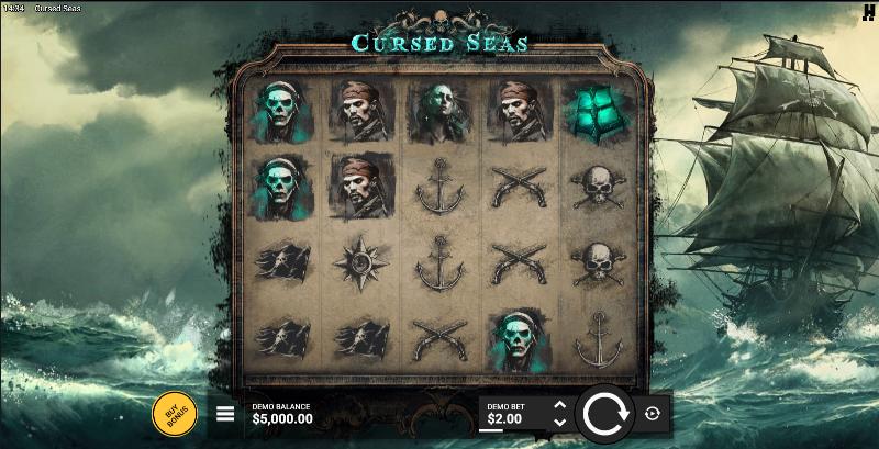 Cursed Seas slot game artwork