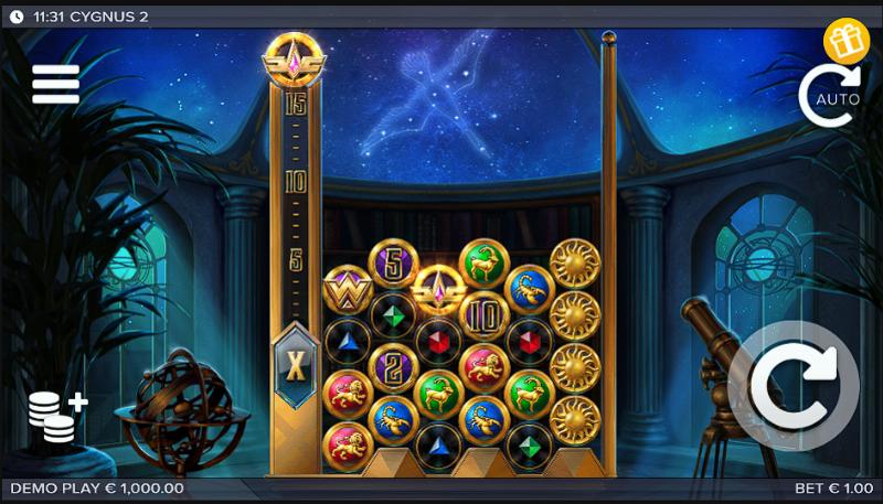 Cygnus 2 slot game artwork