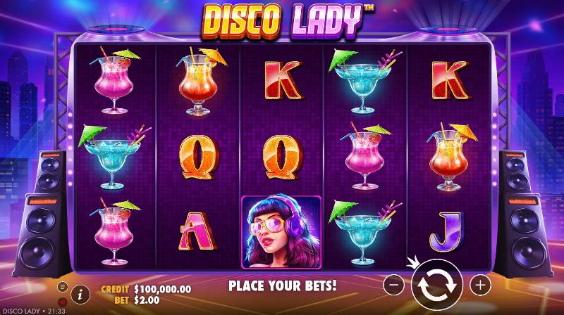 Disco Lady slot game artwork