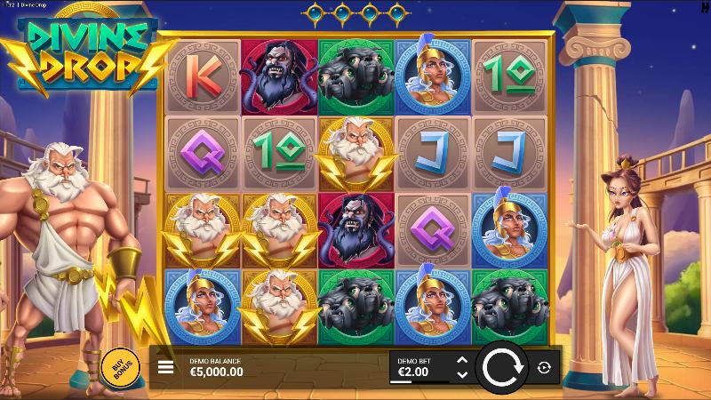 Divine Drop slot game artwork
