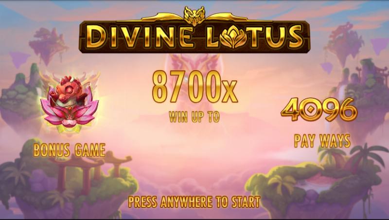 Divine Lotus slot game artwork