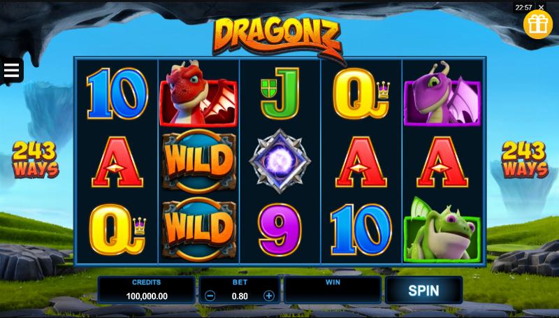 Dragonz slot game artwork