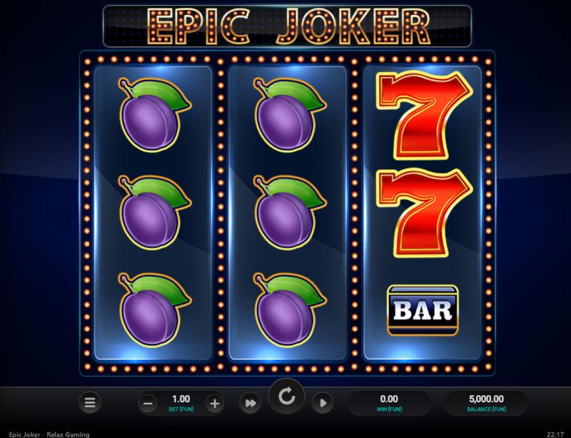 Epic Joker slot game artwork