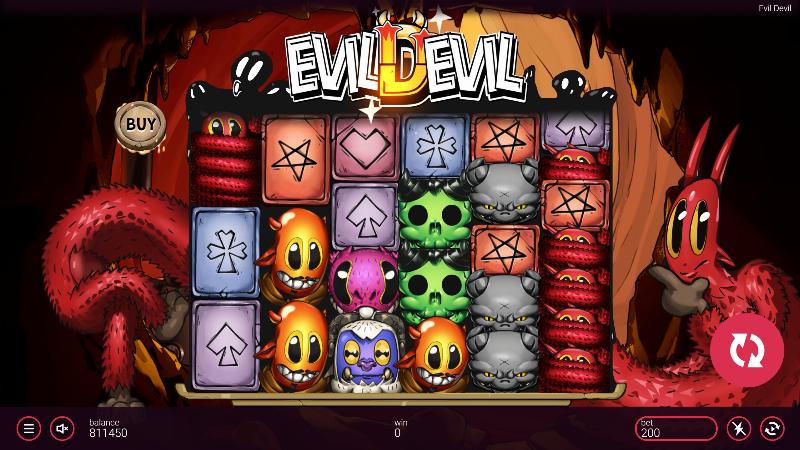 Evil Devil slot game artwork