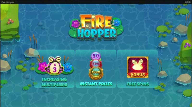 Fire Hopper slot game artwork