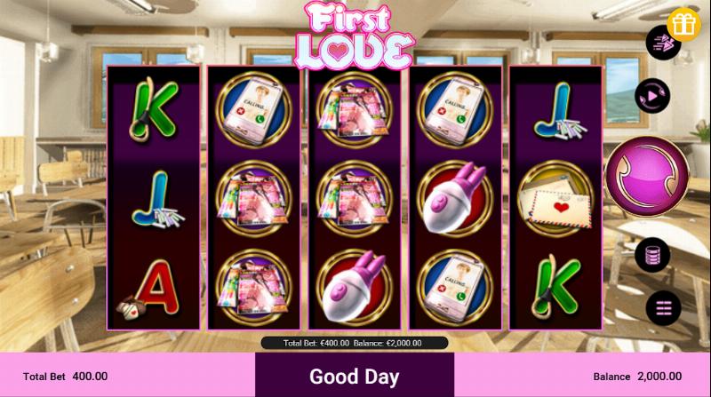 First Love slot game artwork