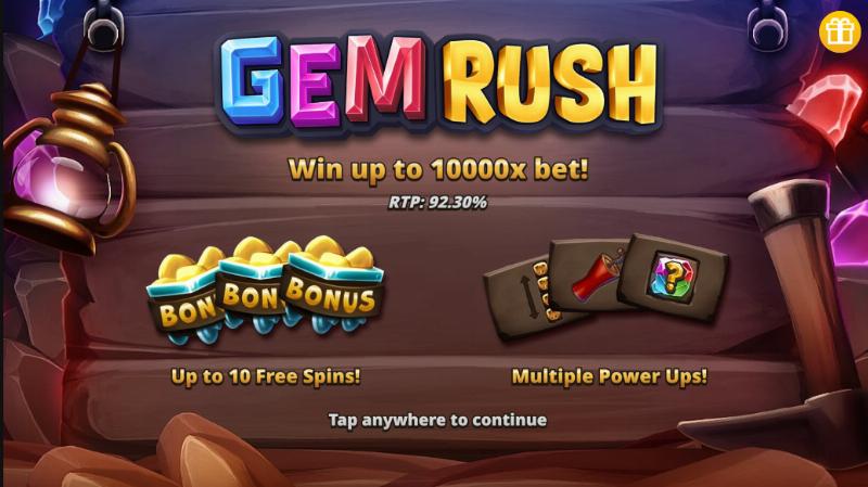 Gem Rush slot game artwork