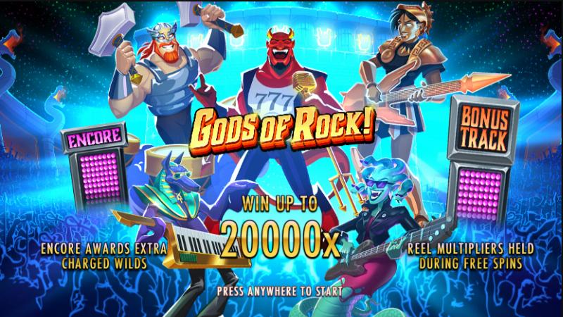 Gods Of Rock slot game artwork