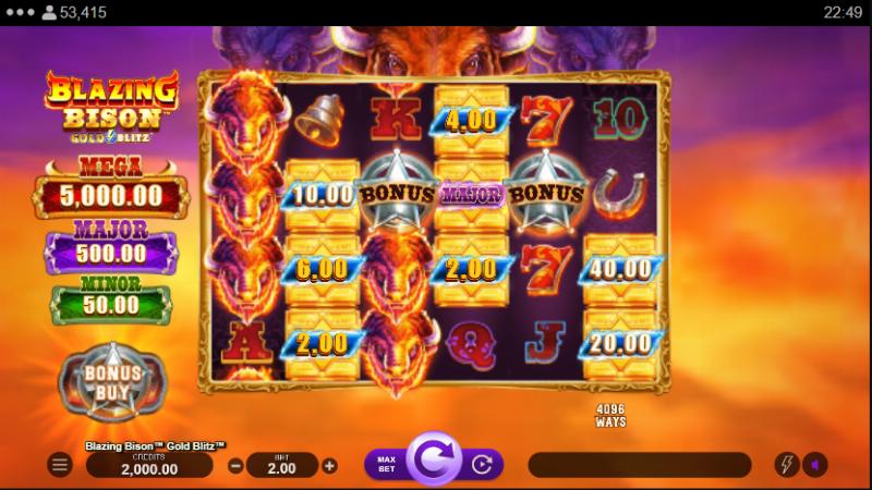 Gold Blitz slot game artwork