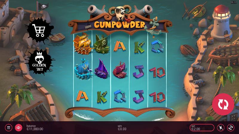 Gunpowder slot game artwork