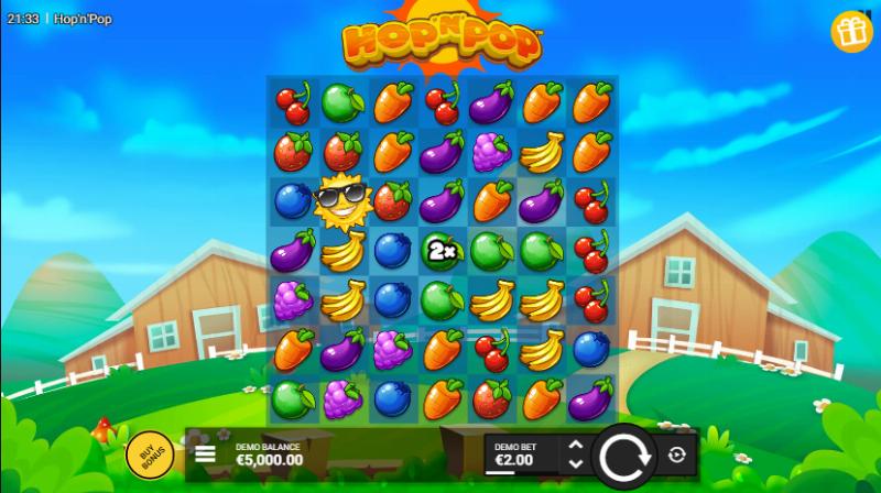 Hop N Pop slot game artwork