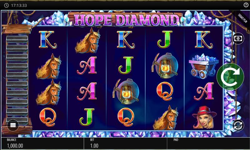 Hope Diamond slot game artwork