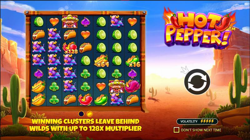 Hot Pepper slot game artwork