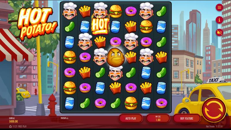 Hot Potato slot game artwork