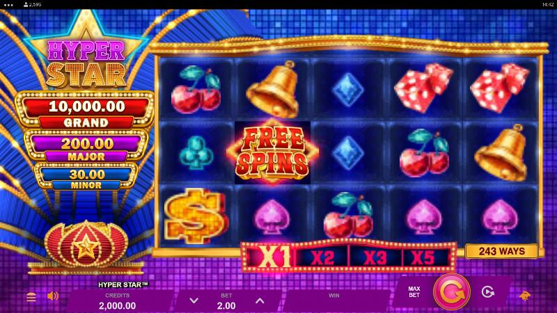 Hyper Star slot game artwork