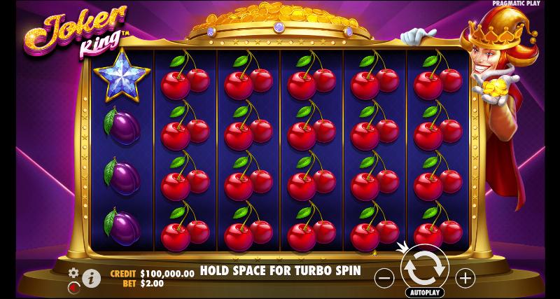 Joker King slot game artwork