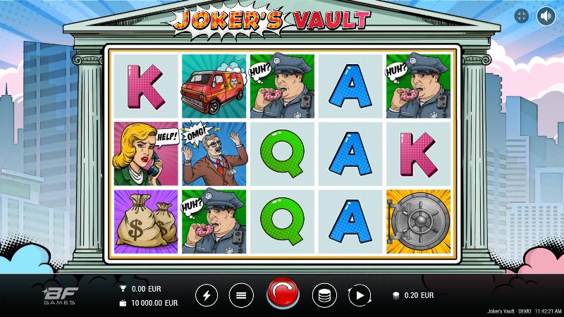 Joker’s Vault slot game artwork