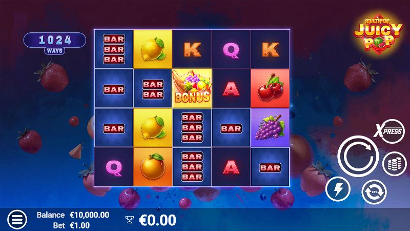 Juicy Pop slot game artwork