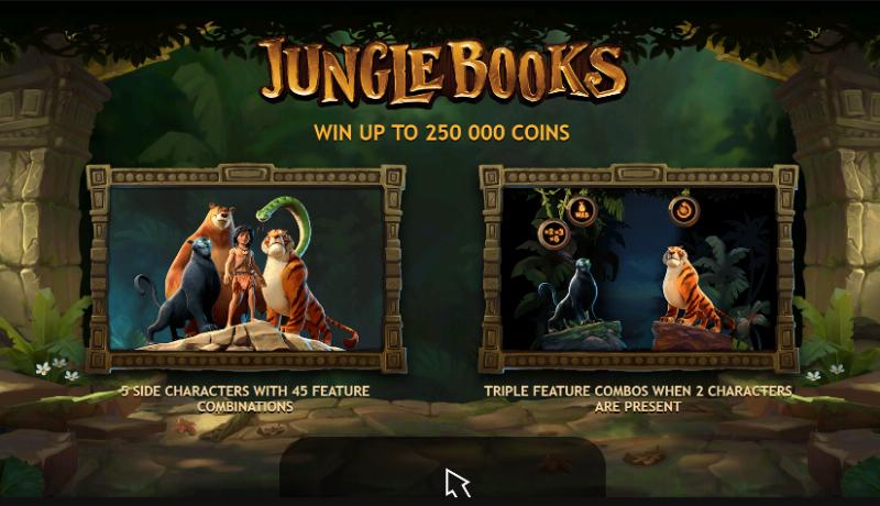 Jungle Books slot game artwork