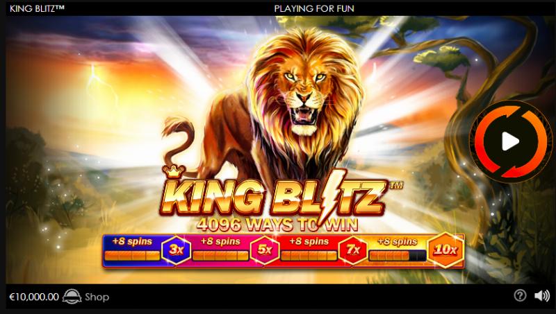 King Blitz slot game artwork
