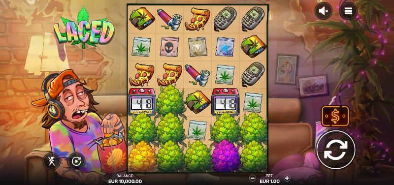 Laced slot game artwork
