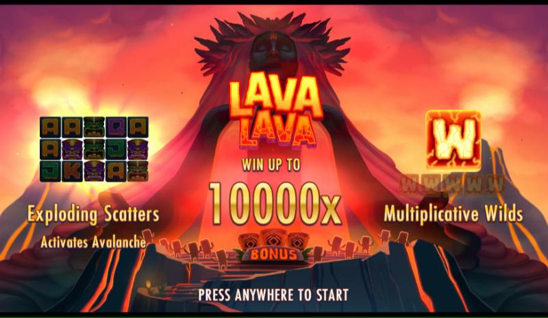 Lava Lava slot game artwork