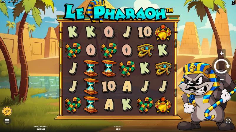 Le Pharaoh slot game artwork