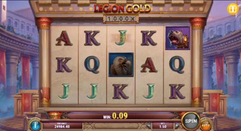 Legion Gold slot game artwork
