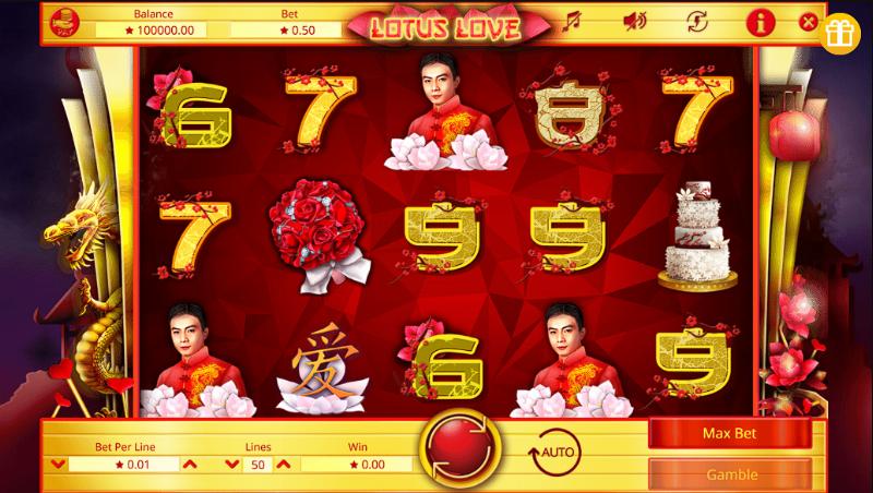 Lotus Love slot game artwork