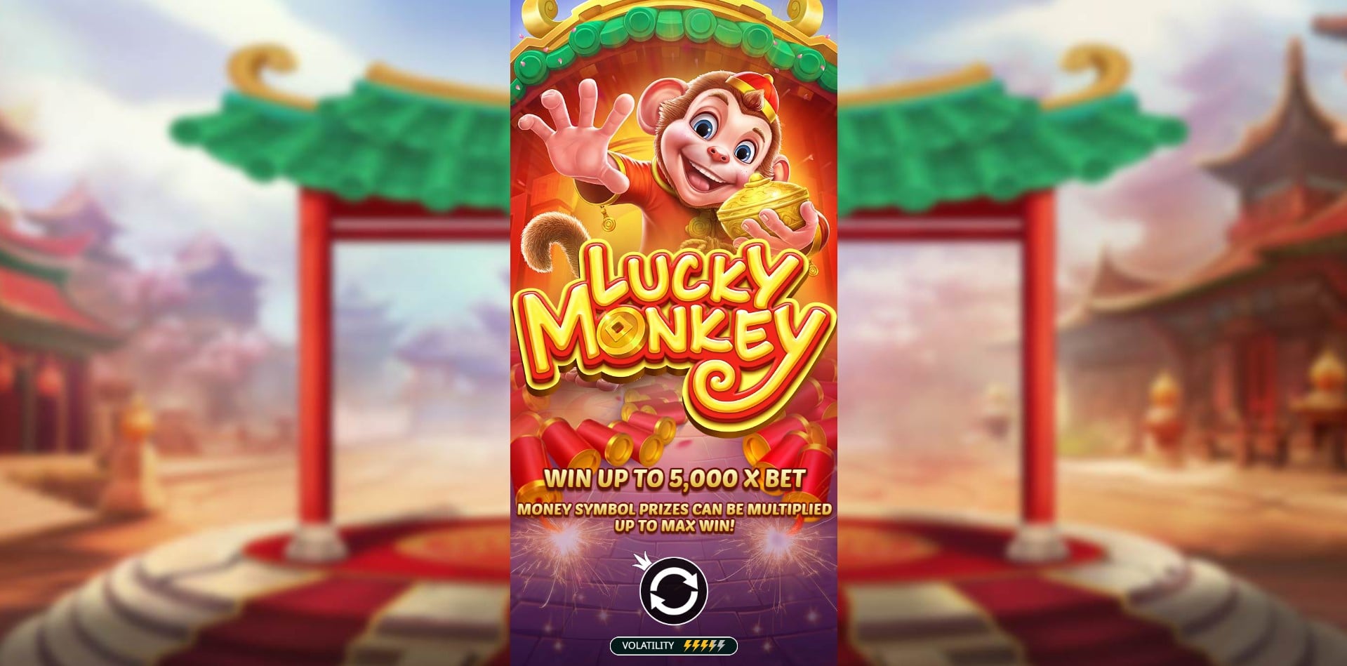 Lucky Monkey slot game artwork