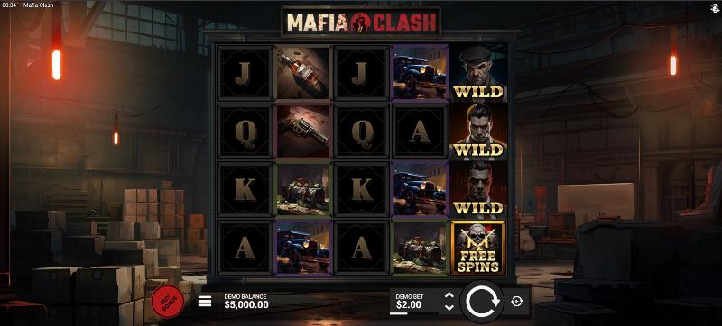 Mafia Clash slot game artwork