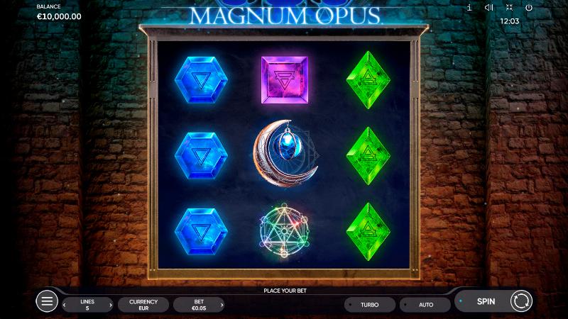 Magnum Opus slot game artwork