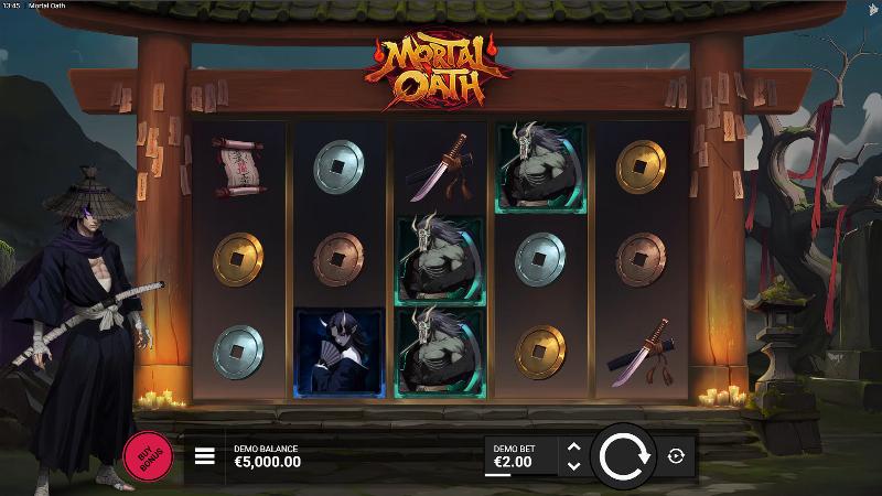 Mortal Oath slot game artwork
