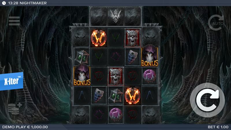 Nightmaker slot game artwork