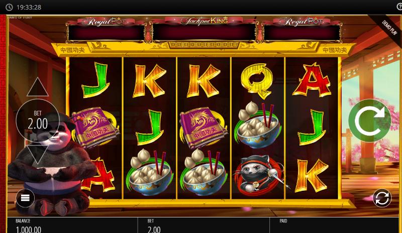 Paws Of Fury slot game artwork