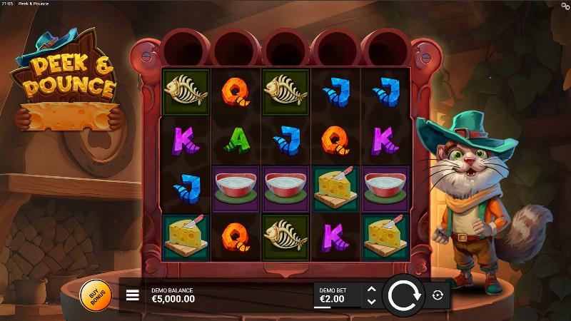 Peek & Pounce slot game artwork