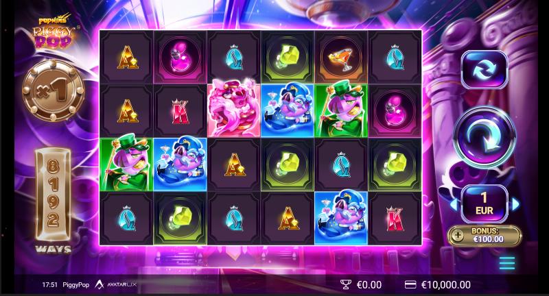 Piggy Pop slot game artwork