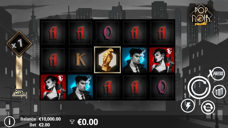 Popnoir slot game artwork