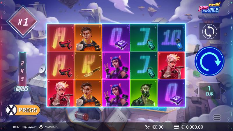 Pop Royale slot game artwork