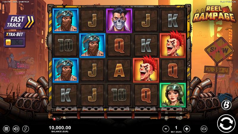 Reel Rampage slot game artwork